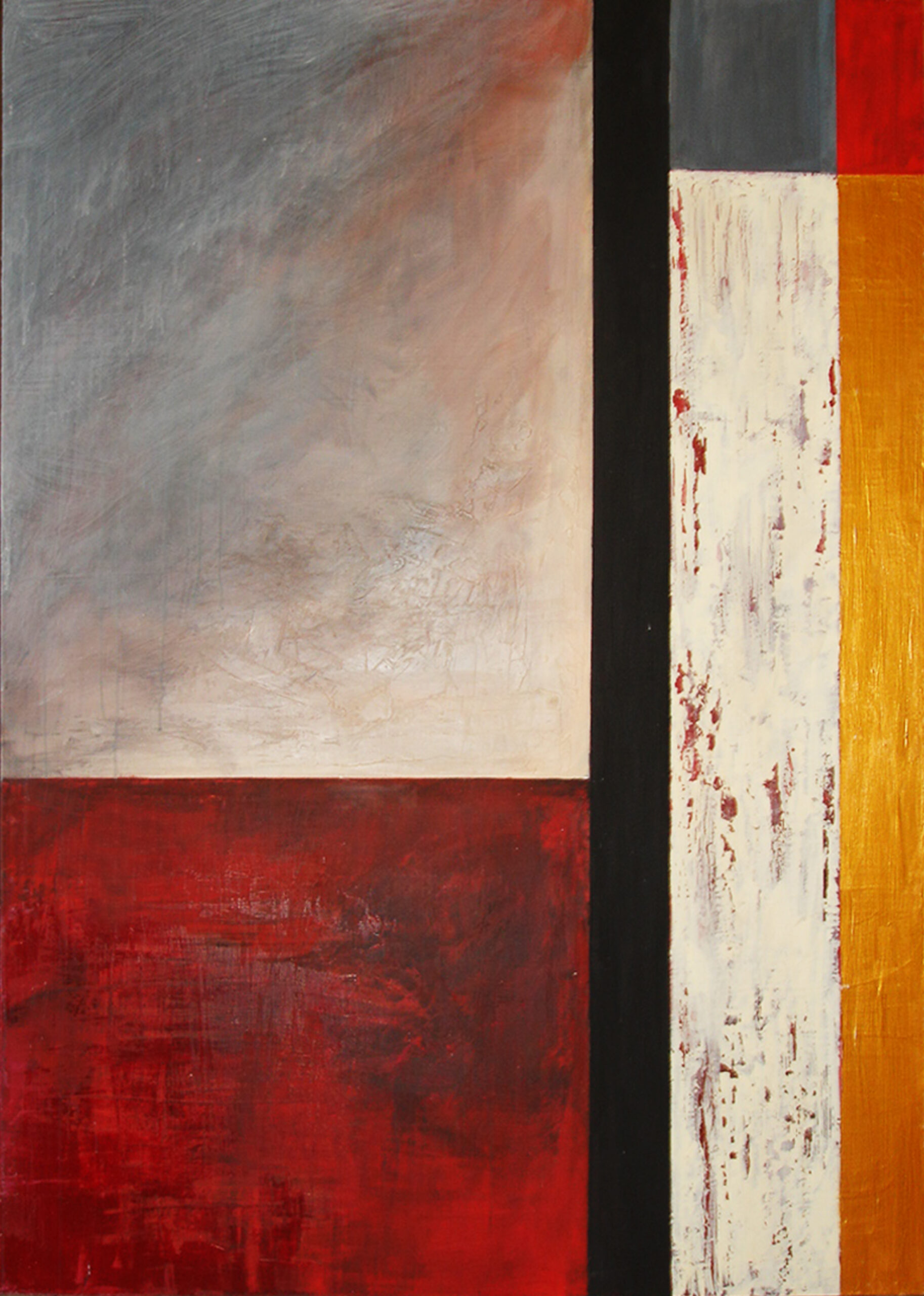 Miejsce i czas - 140x100 cm || akryl na desce