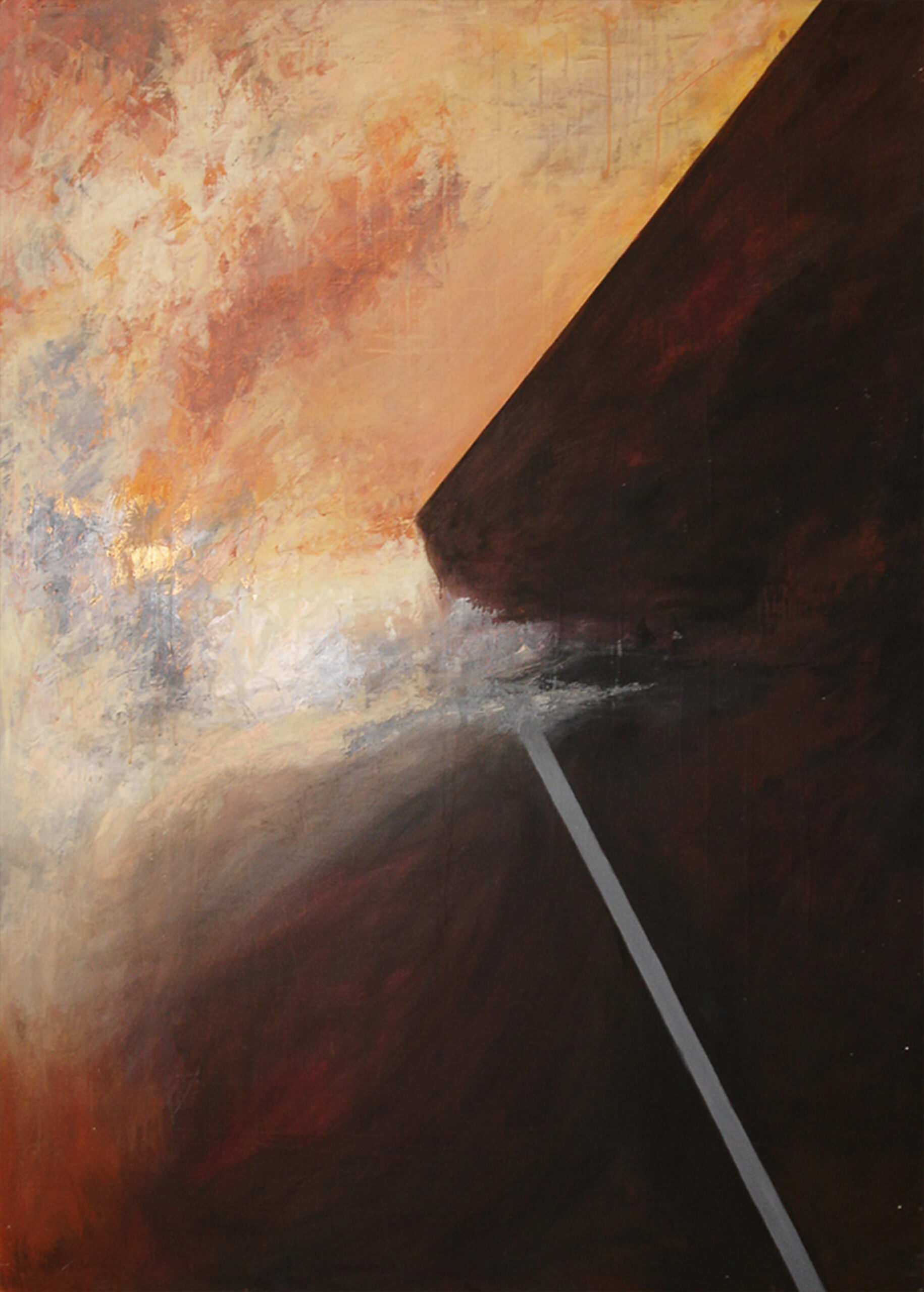 Miejsce i czas - 140x100 cm || akryl na desce