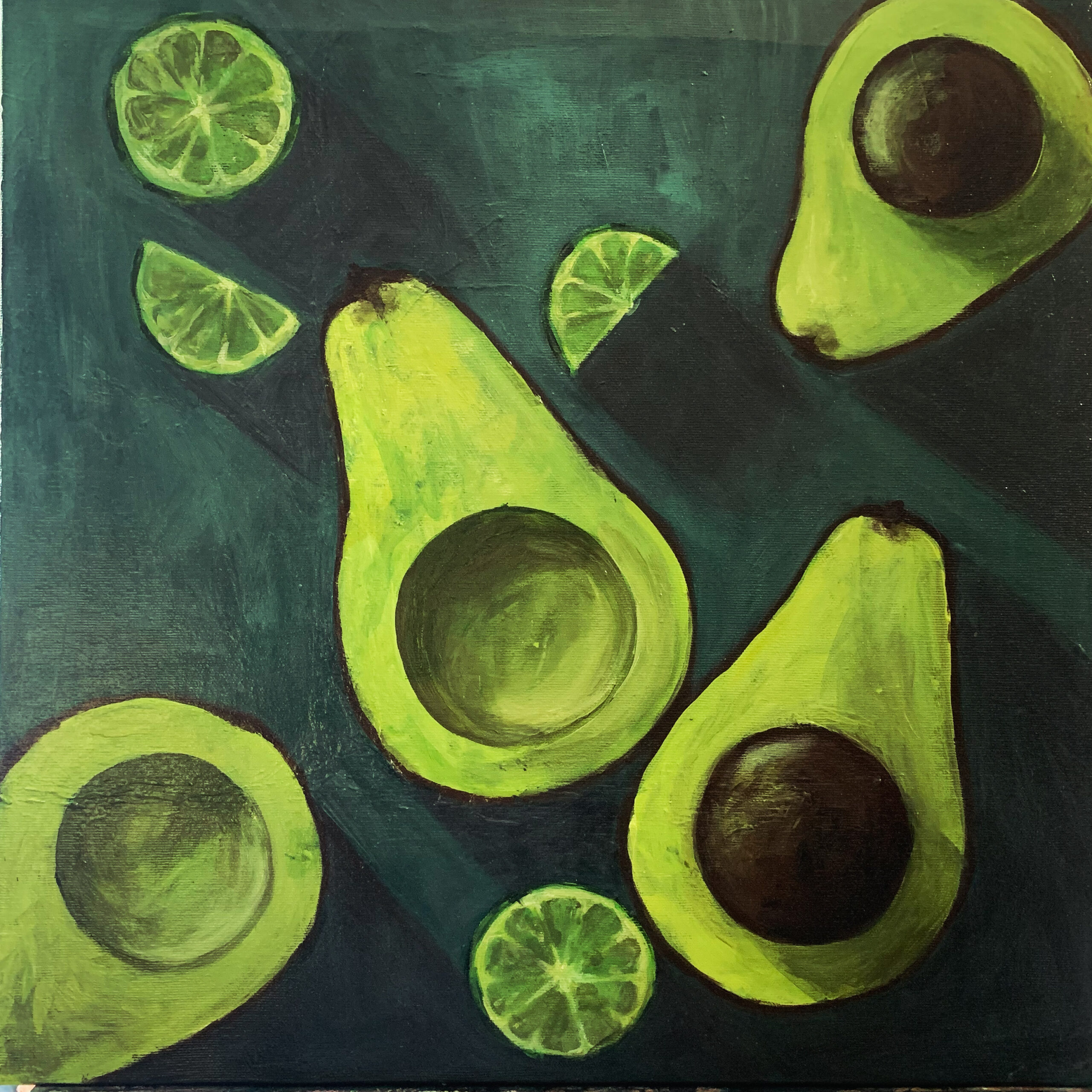 Avocados ||  50x50cm || acryl on canvas